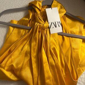 Zara Front Tie Top